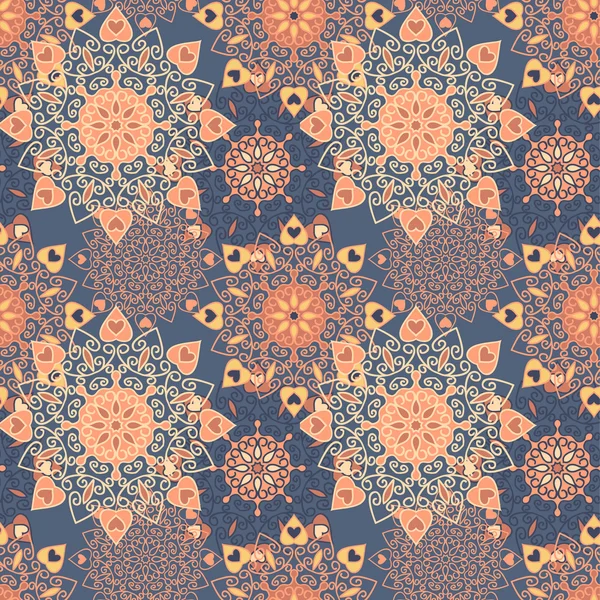 Seamless pattern. Decorative pattern in beautiful colors. Vector illustration — Stock Vector