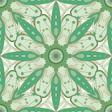 Kusursuz desen. Güzel akuamarin renklerde dekoratif desen. Vektör arka planı