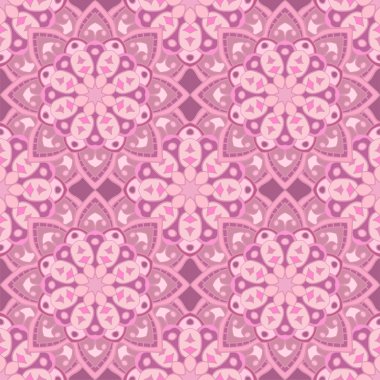 Güzel lavanta renklerde dekoratif seamless modeli. Vektör arka plan. Kağıt, scrapbooking, baskı, davet ve diğer sarma için kullanılabilir