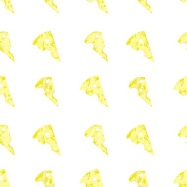 Vector cheese background in blurred style, seamless pattern