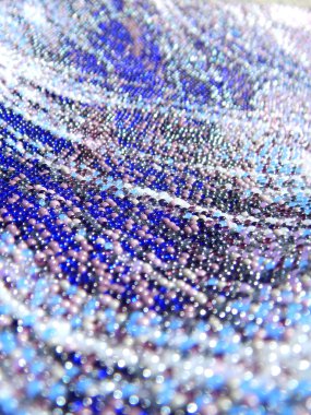 Boncuklar, bulanık arka plan ile işlemeli resim