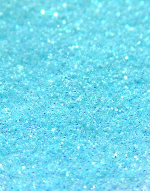 Hafif mavi glitter pırıltı bir kar gibi bulanık arka plan