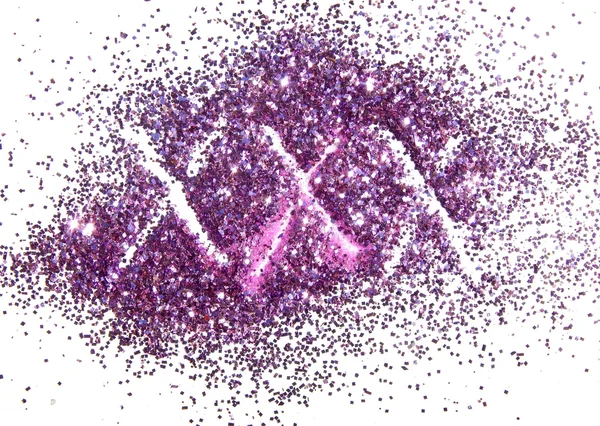 XXX, mor parlak parıltı beyaz arka plan, işaret, logo, sembol