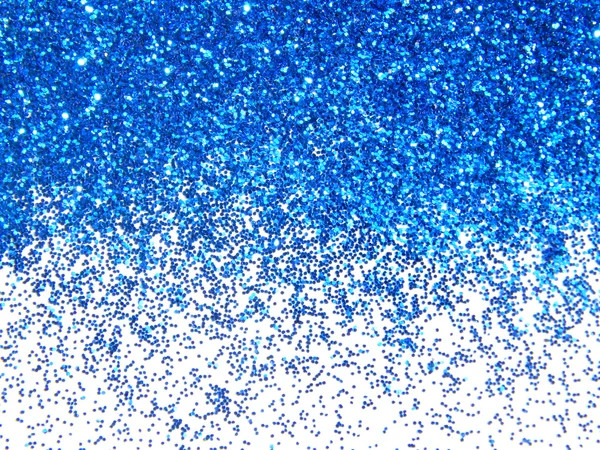 Σκούρο μπλε glitter λάμψη σε άσπρο φόντο — Φωτογραφία Αρχείου