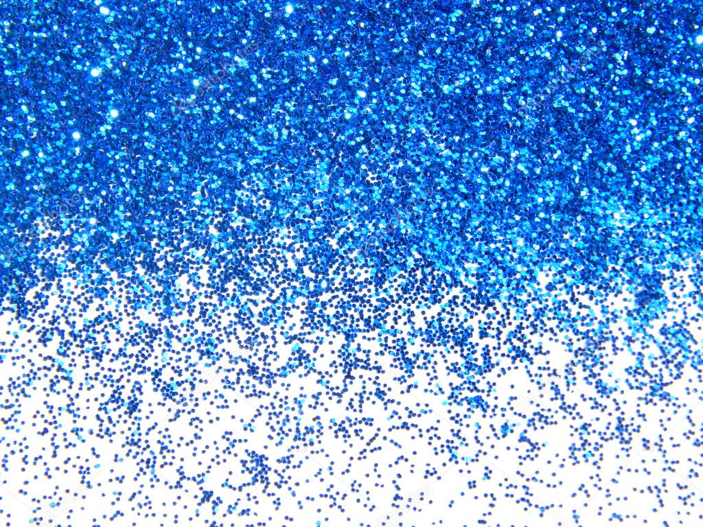 Dark blue glitter sparkle on white background
