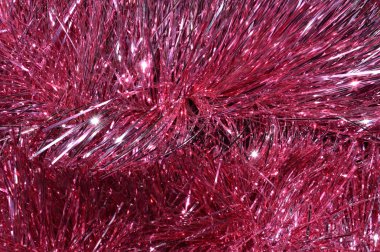 Pembe Noel Garland arka plan