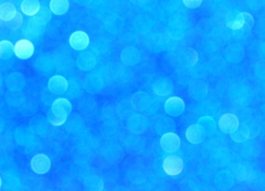 Ufuk mavi bokeh ışık, arka plan