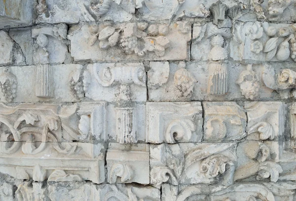 Texture de pierres anciennes, fond — Photo