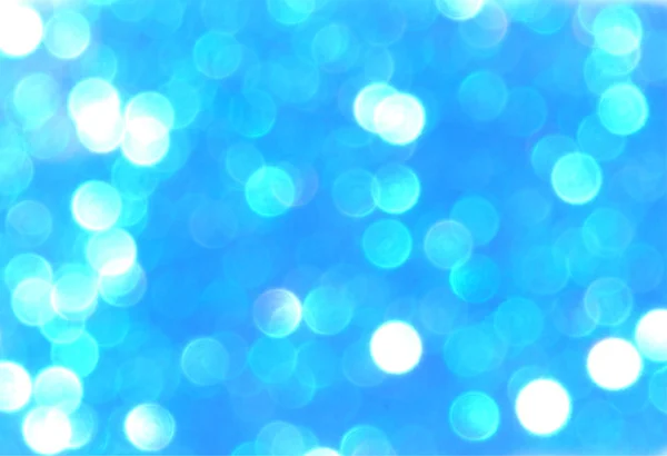 Defocused blue bokeh light, background — Stock Photo, Image