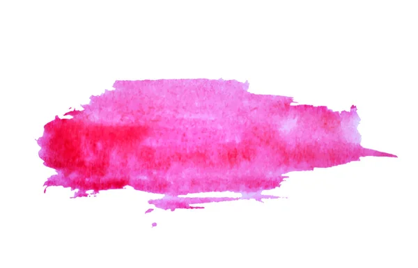 Abstrakter Spritzer Aquarell auf weißem Hintergrund, Vektorillustration — Stockvektor