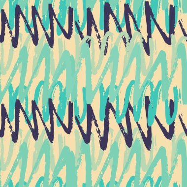 Mavi yatay karalama zikzak dikey ışıma