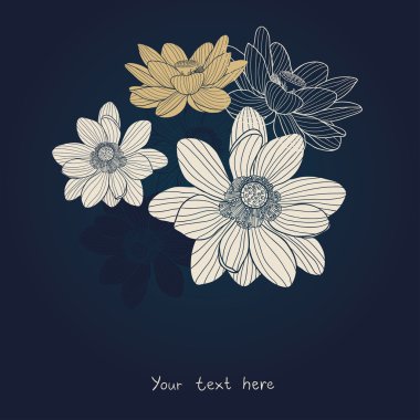 Nilüferler güzel seamless modeli