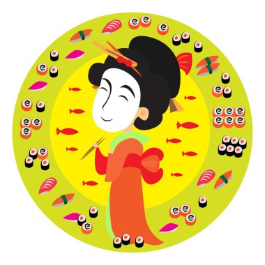 Geyşa suşi seviyor.