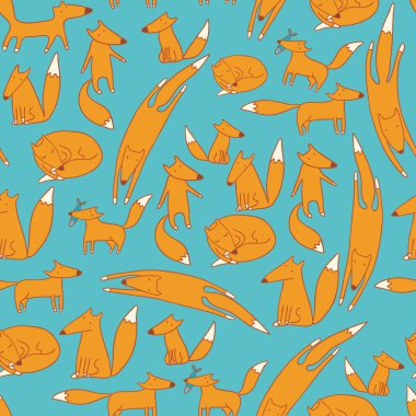 Güzel fox seamless modeli