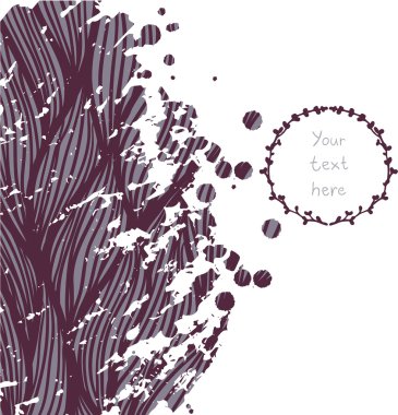 Dalgalı noktalar gri arka plan