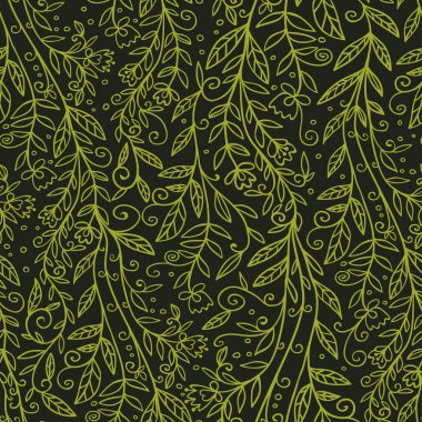 Çiçek açması şube seamless modeli