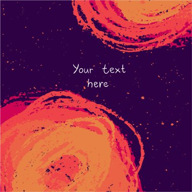 Uzay karalama arka plan