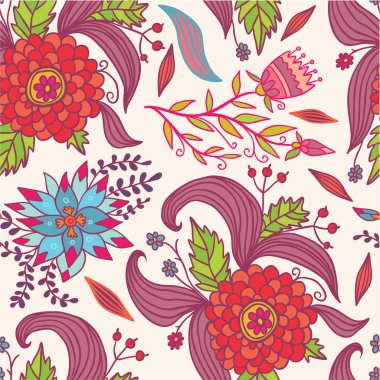 renkli bahar çiçekleri