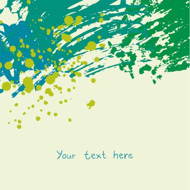 Yeşil lekesi ve noktalar arka plan