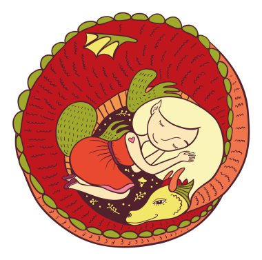 Sihirli kız ve ejderha