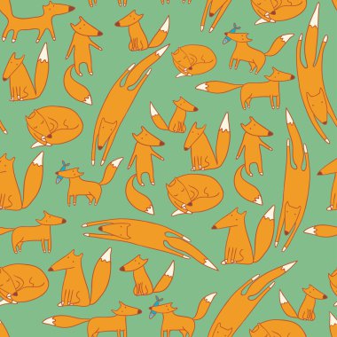 Güzel fox seamless modeli