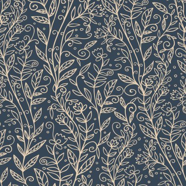 Çiçek açması şube seamless modeli