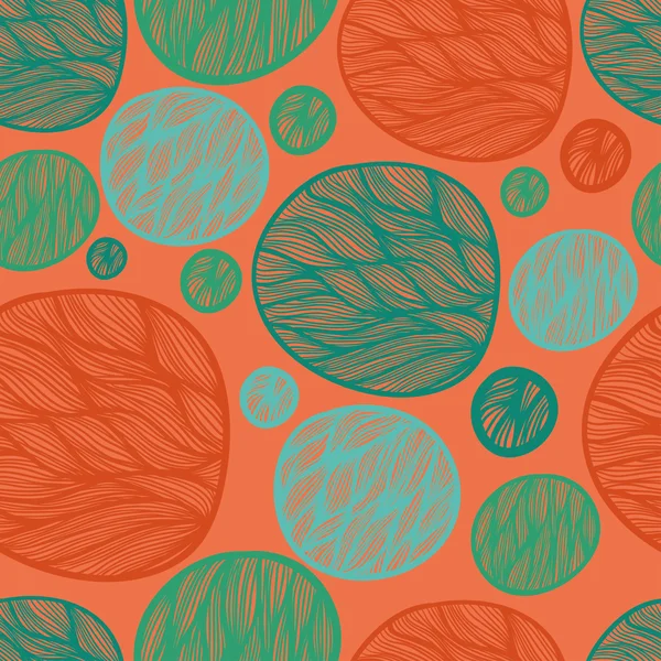 Seamless pattern with circles — Stock Vector