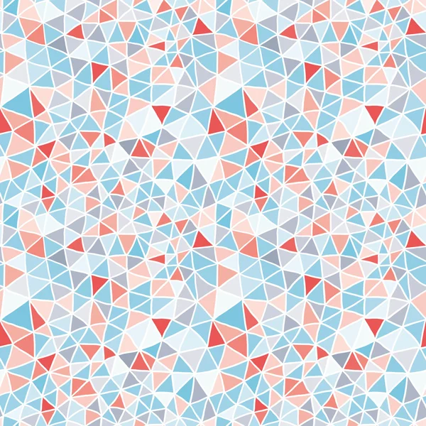 Little triangles blue seamless pattern — Stock Vector