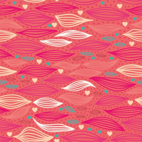 Motif abstrait rose sans couture avec amour — Image vectorielle