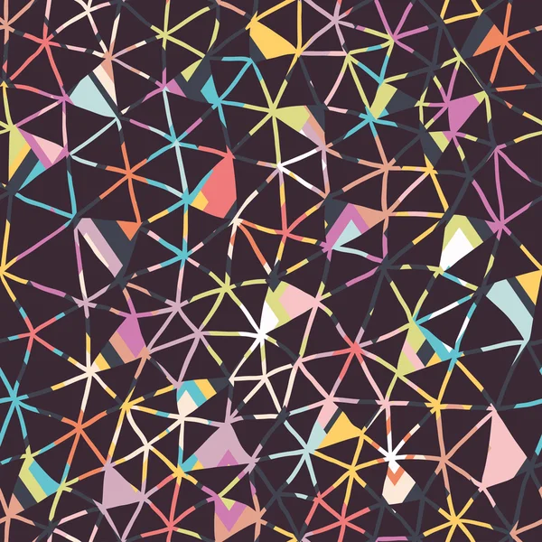 Patrón abstracto con piezas triangulares — Vector de stock