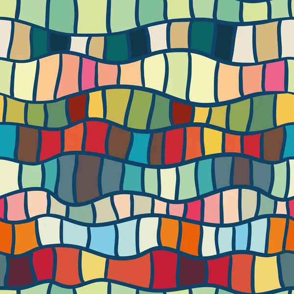 Vitrail abstrait motif sans couture — Image vectorielle