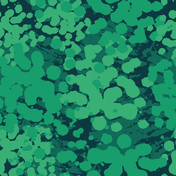 Gröna prickar seamless mönster — Stock vektor