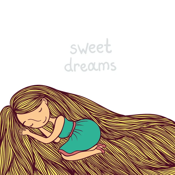 beyaz zemin üzerinde uyuyan kız