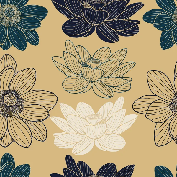 Nilüferler güzel seamless modeli