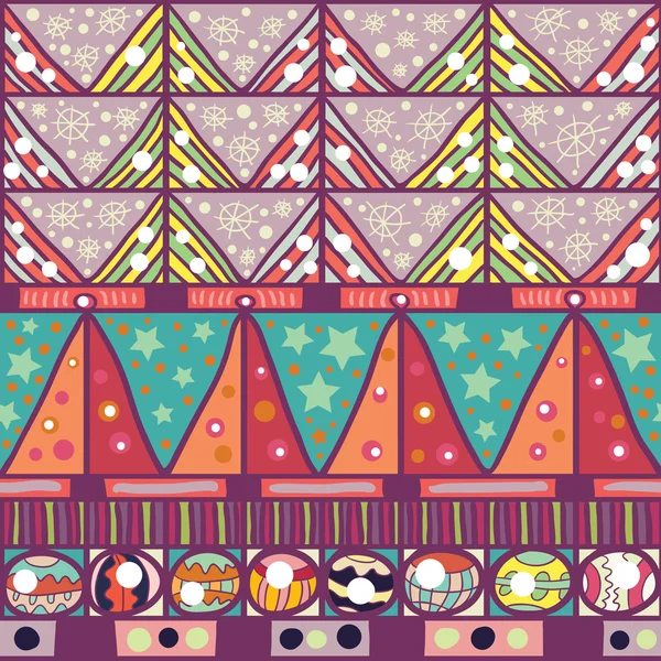 Abstract naadloze patroon gelukkig kerstfeest — Stockvector