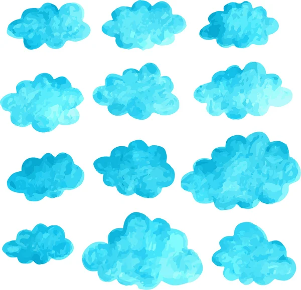 Kolekcja chmury — Wektor stockowy