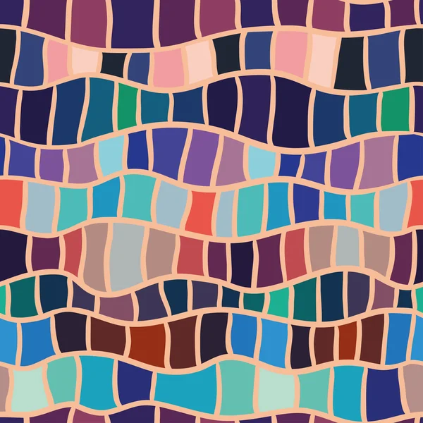 Abstrakt glasmålningar seamless mönster — Stock vektor