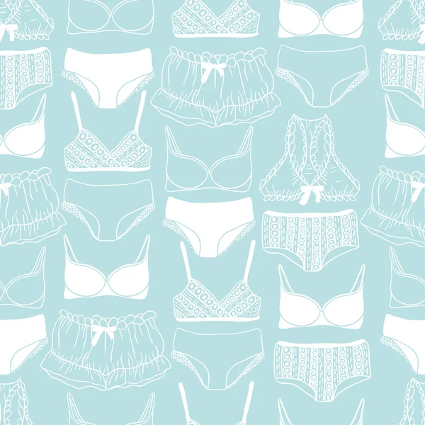 Underwear, seamless pattern — Stock Vector