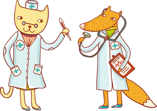 Doktor kedi ve doktor tilki