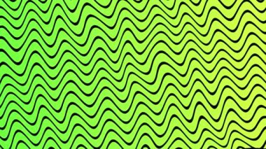 Renkli rowların animasyonu. Renkli dalga gradyanı. Hareket arkaplanı