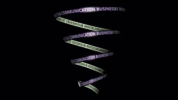 Résumé Présentation Concept Global Businesses Technology Marketing Communication Render — Photo