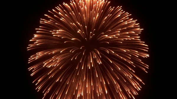 Tűzijáték Absztrakt Realisztikus Tűzijáték Színes Robbanások Világító Fény Égen Tűzijáték — Stock Fotó