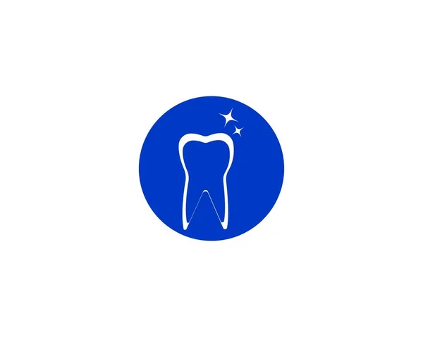 Logotipo Dental Modelo Vetor Ilustração Ícone Design —  Vetores de Stock