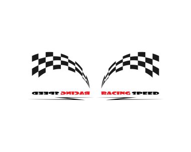 Daha Hızlı Logo Şablonu vektör çizimi tasarımı