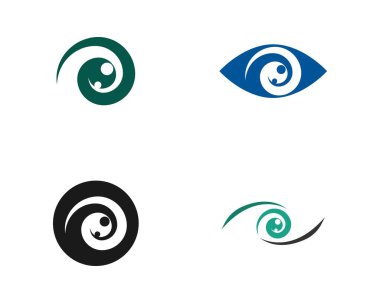 Göz Bakımı Logo Şablonu