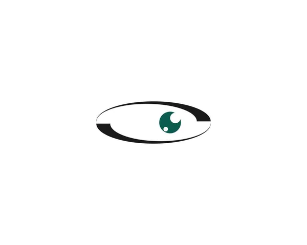 Шаблон Логотипу Догляду Очима — стоковий вектор