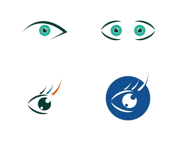 Eye Care Logo Vorlage — Stockvektor