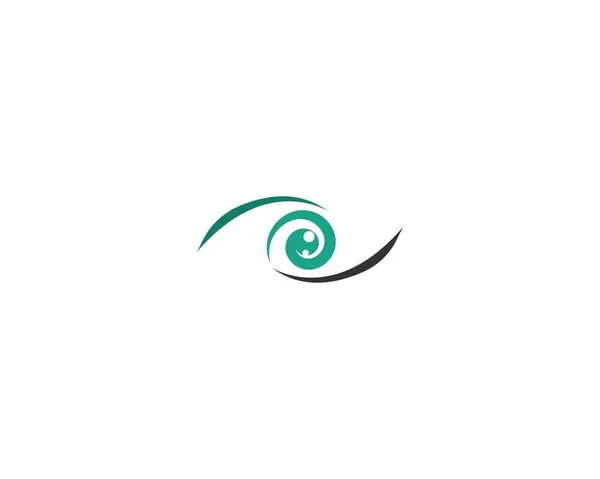 Modello Logo Cura Degli Occhi — Vettoriale Stock