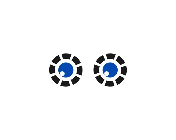 Eye Care Logo Vorlage — Stockvektor