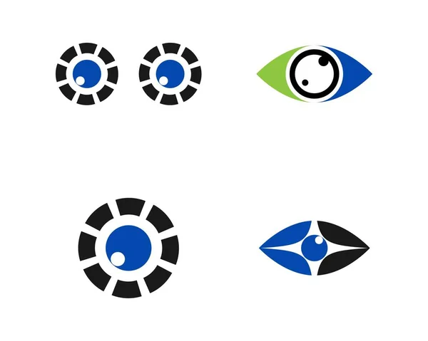 Szablon Logo Pielęgnacji Oczu — Wektor stockowy